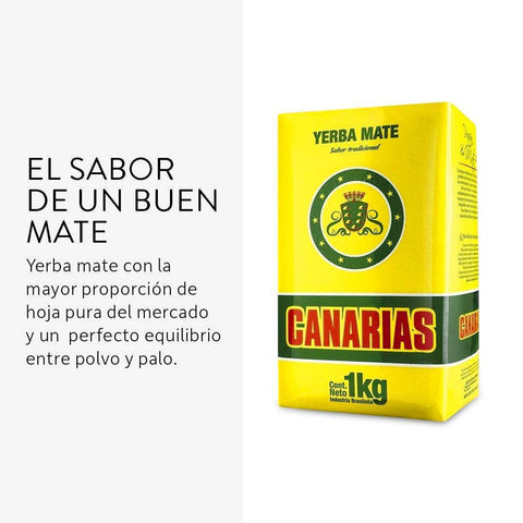 Packs Yerba Mate Canarias Tradicional 1 Kg - Qumir