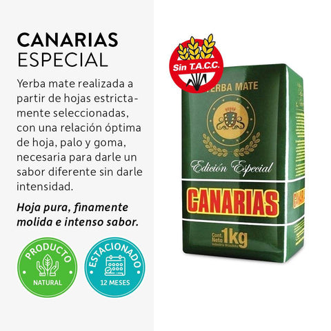Canarias Especial Yerba Mate 1 kg - Qumir