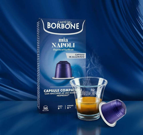 Pack Café Borbone 100 Cápsulas Mia Napoli Compatibles Nespresso - Qumir
