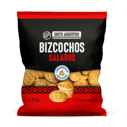 Bizcochitos Salados 200gr - Gusto Argentino - Qumir