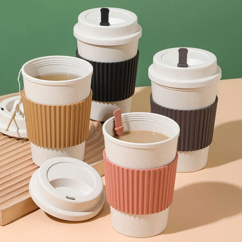 Vaso de Cafe Reutilizable de 450 ml