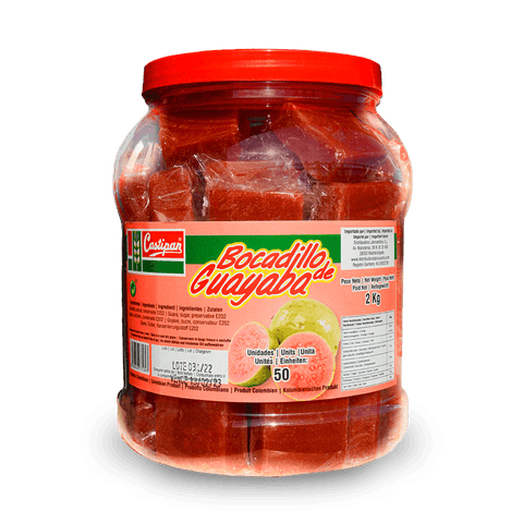Castipan 50 Bocadillos de Guayaba Bombonera - Qumir