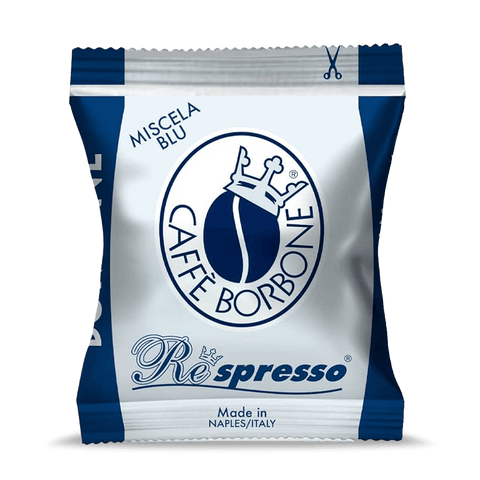 Cafe Borbone Blue Blend Respresso - 100 Cápsulas Nespresso Compatibles (Pack Ahorro) - Qumir