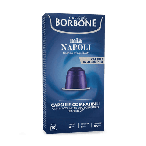 Pack Café Borbone 100 Cápsulas Mia Napoli Compatibles Nespresso - Qumir