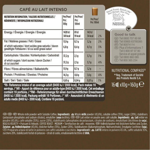 Dolce Gusto Cafe con Leche Intenso 16 uds