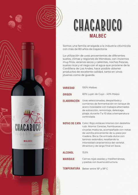 Los Haroldos Chacabuco Malbec 750 ml - Qumir