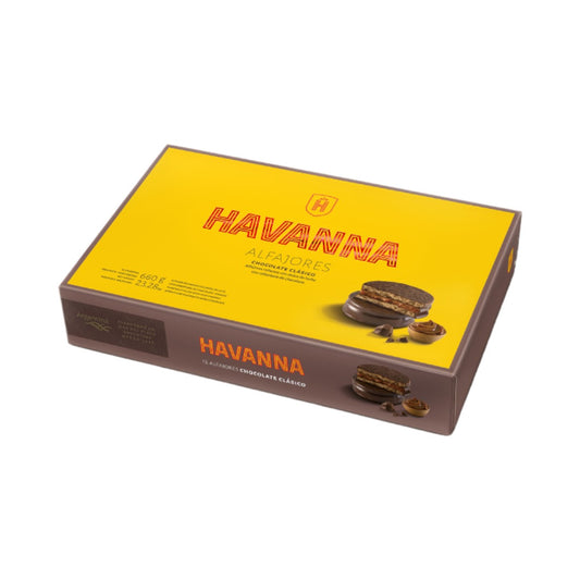 12 Alfajores de Chocolate Havanna
