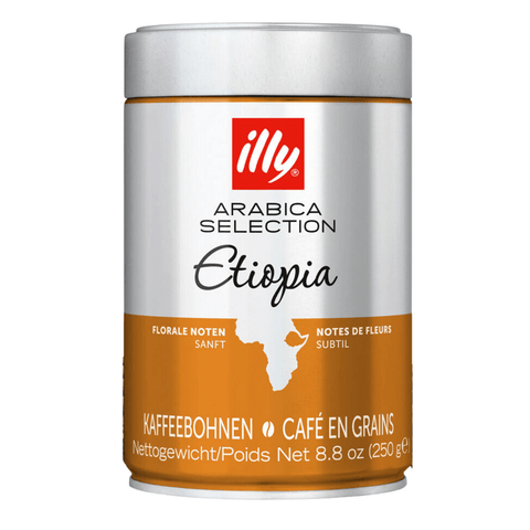 Illy Arabica Selection Etiopia café en grano lata 250 g - Qumir