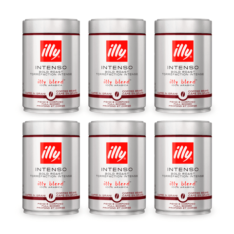 Pack Café Illy Granos Intenso 250 Grs - 6 Uds - Qumir
