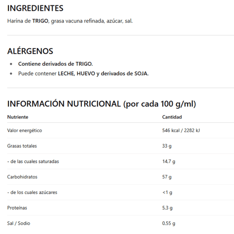 Bizcochitos Dulces 200g - Gusto Argentino - Qumir