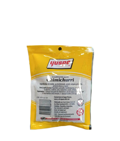 Chimichurri Yuspe 50 Grs - Qumir