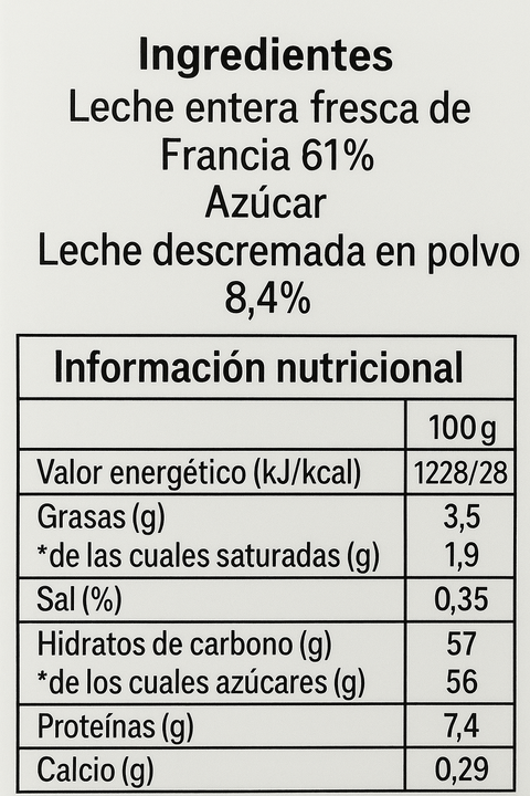 Dulce de Leche Gusto Argentino 350 Grs