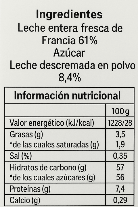 Salsa de Dulce de Leche Gusto Argentino - Qumir