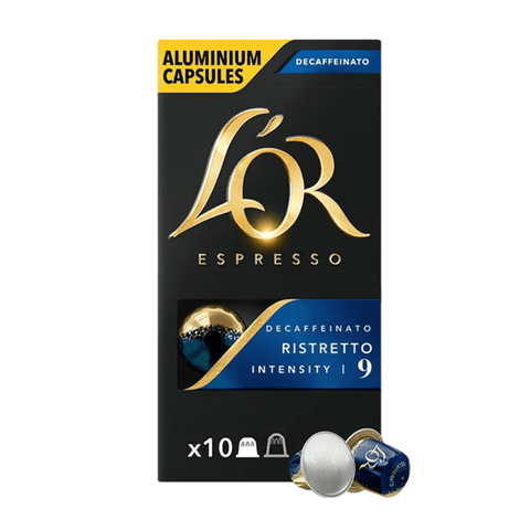 Pack Café L'OR 100 Cápsulas Ristretto Descafeinado Compatibles Nespresso - Qumir