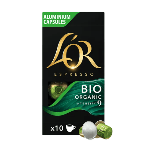 Pack Café L'OR 100 Cápsulas BIO Organic - 10 Uds - Qumir