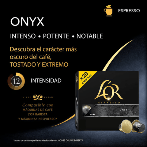 L'Or Espresso ONYX Nespresso® Compatible 20 Cápsulas - Qumir