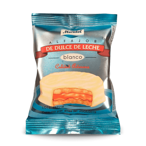 Alfajores de Dulce de Leche Mardel Chocolate Blanco 3 Uds. - Qumir