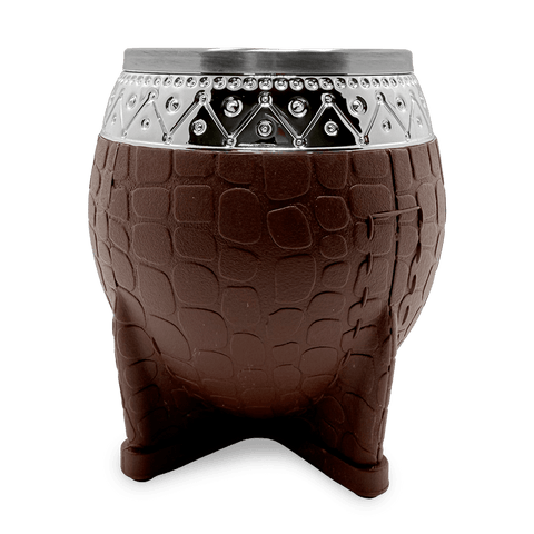 Mate Imperial Torpedo Marron Acero Inox 200 ml - Qumir