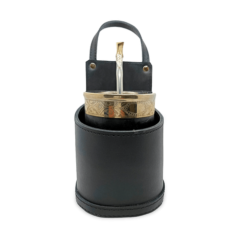 Portamate Coche Cuero Negro - Qumir