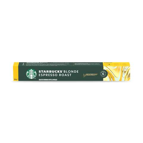 Starbucks Blonde Espresso Roast para Nespresso 10 Capsulas - Qumir