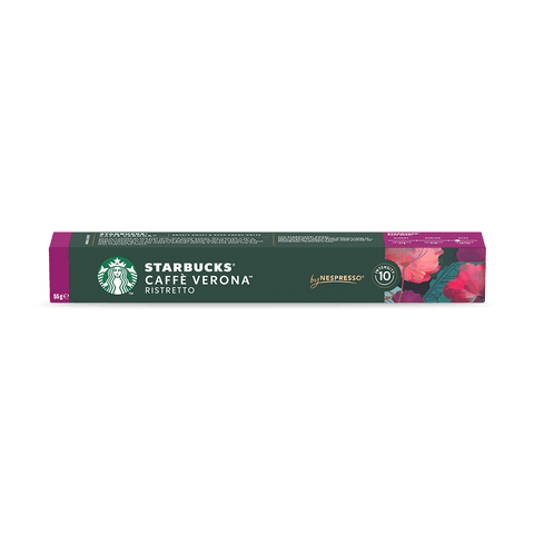 Pack Café Starbucks 40 Cápsulas Verona Ristretto Compatibles Nespresso