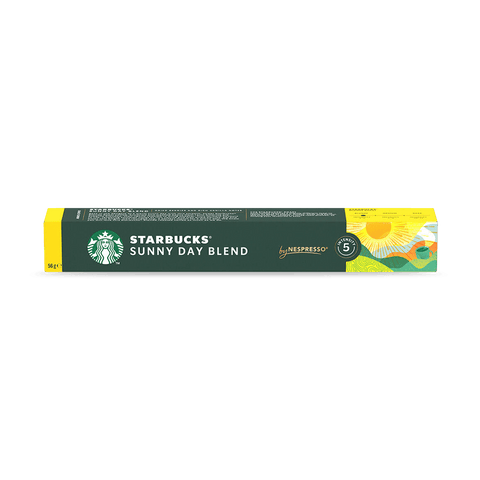 Starbucks Sunny Day Blend para Nespresso 10 Capsulas - Qumir