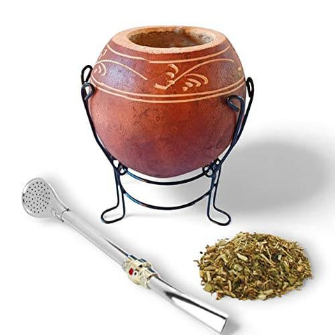 Mate de Calabaza con Posamate - Qumir