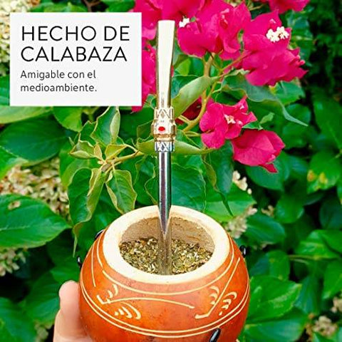 Mate de Calabaza con Posamate - Qumir