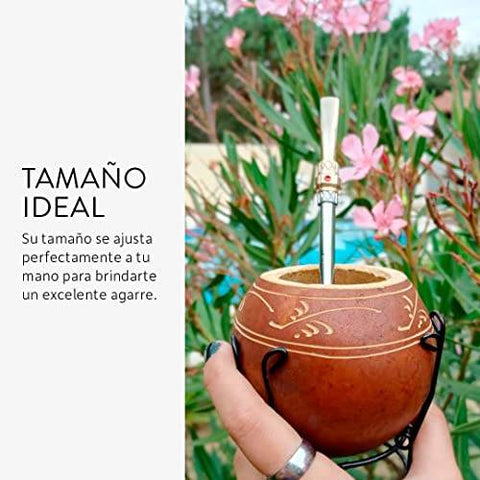 Mate de Calabaza con Posamate - Qumir