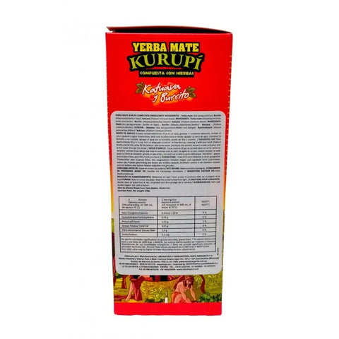 Kurupi Yerba Mate Katuava y Burrito 500 Grs - Qumir