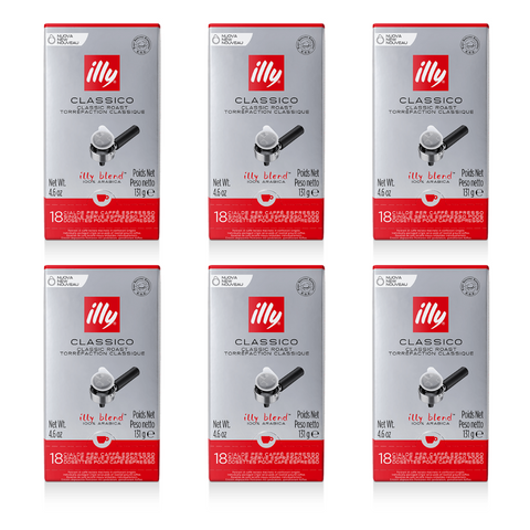 Illy PACK 6 Monodosis E.S.E Clasico - 18 Uds