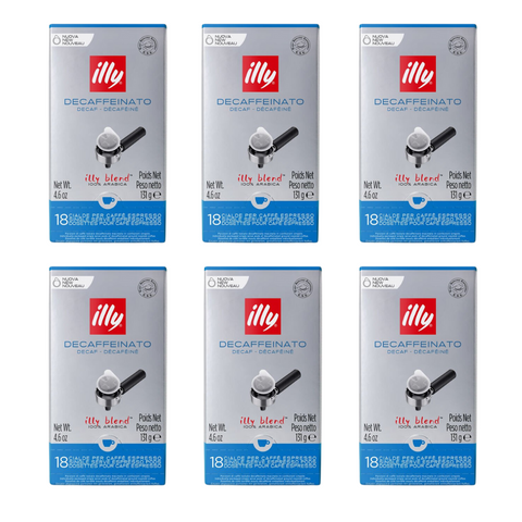 Illy PACK 6 Monodosis E.S.E Descafeinado - 18 Uds