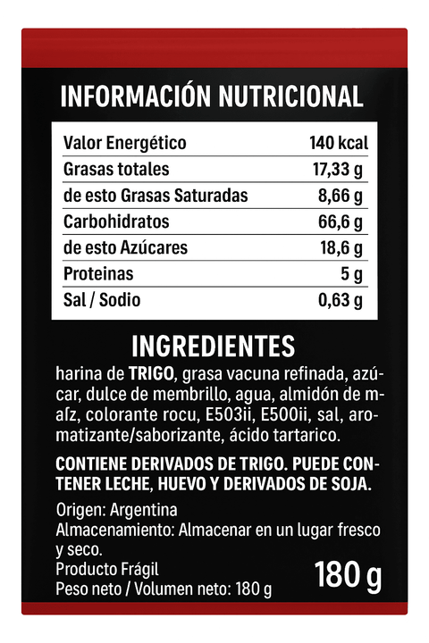 Pepas de Membrillo 180g - Gusto Argentino - Qumir
