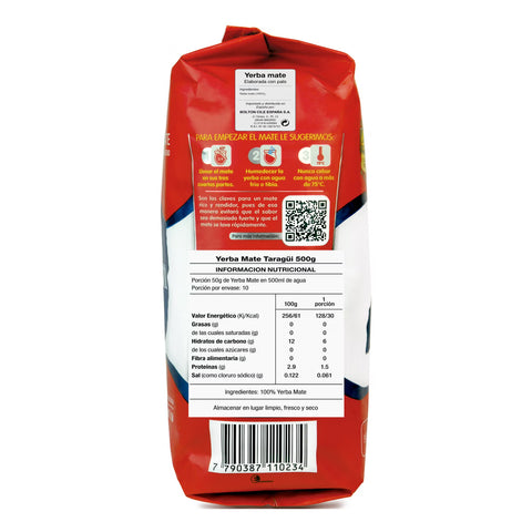 Taragüi Yerba Mate 500 Grs - Qumir