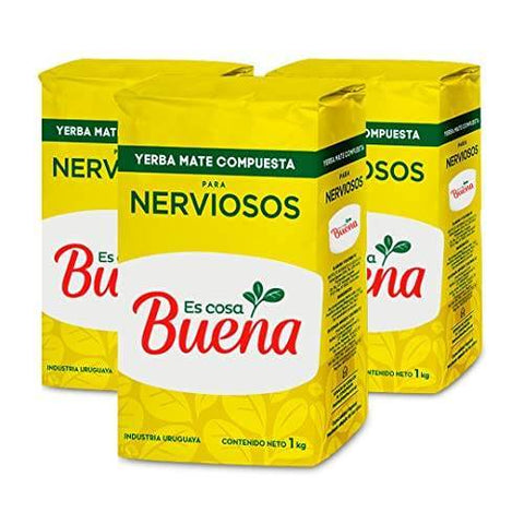 Pack Yerba Mate La Selva Es Cosa Buena 1 Kg - 3 Uds - Qumir