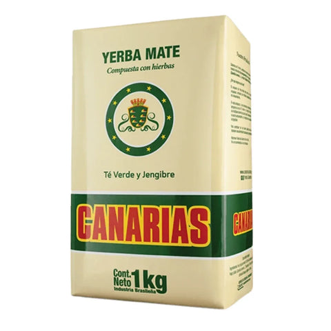 Canarias Te Verde y Jengibre Yerba Mate 1 kg - Qumir