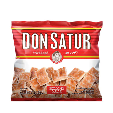 Don Satur Bizcochitos Dulces 200 Grs - Qumir