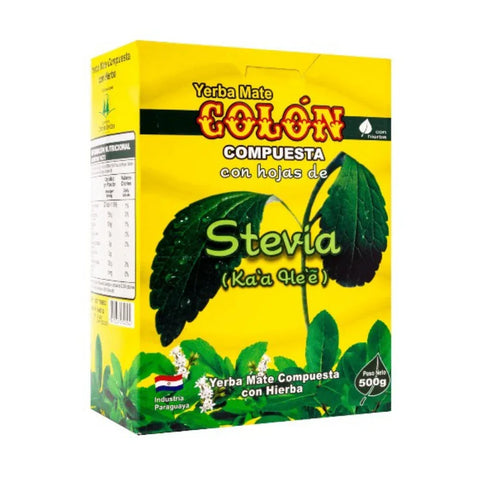 Yerba Mate Colon Stevia 500 Grs - Qumir