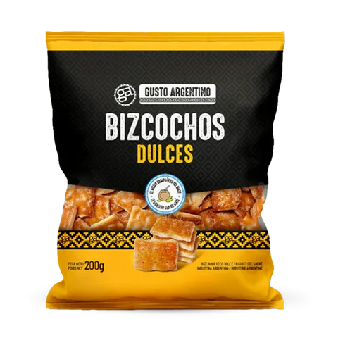 Bizcochitos Dulces 200g - Gusto Argentino - Qumir