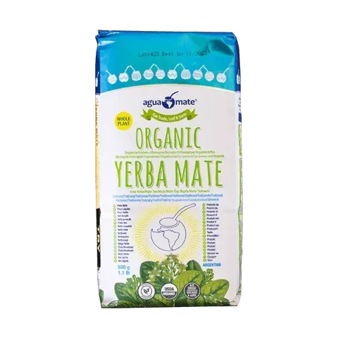 Aguamate Organic Fair trade Sin Humo Yerba Mate Kraus 500 grs - Qumir