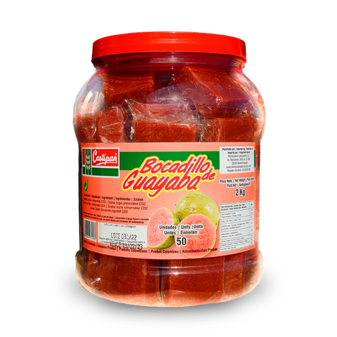 Castipan 50 Bocadillos de Guayaba Bombonera - Qumir