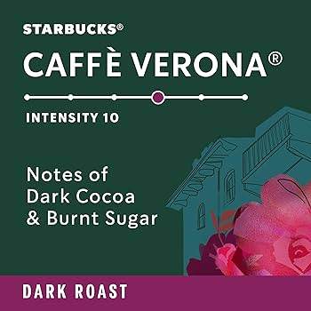 Pack Café Starbucks 40 Cápsulas Verona Ristretto Compatibles Nespresso