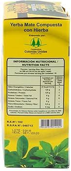 Yerba Mate Colon Stevia 500 Grs - Qumir