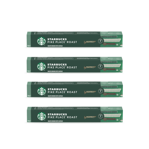 Pack Café Starbucks 40 Cápsulas Pike Place Compatibles Nespresso - Qumir