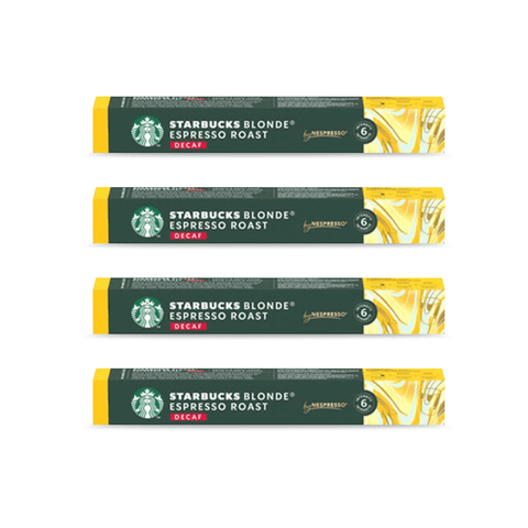 Pack Café Starbucks 40 Cápsulas Blonde Espresso Roast Descafeinado Compatibles Nespresso - Qumir