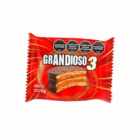 Alfajor Grandioso Triple Negro 70 Grs - Qumir