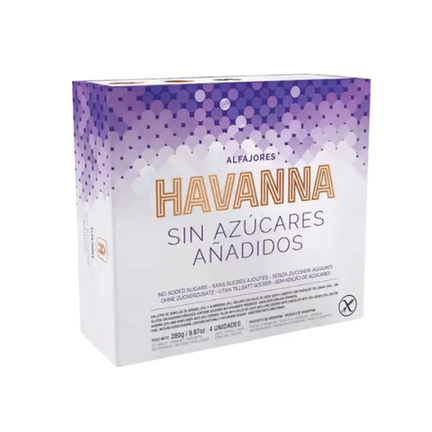 Alfajores Havanna Sin Azúcar Añadidos - 4 Unidades - 280 Gramos - Qumir