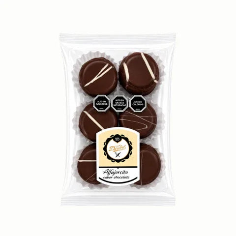 Alfajores de Chocolate Mini Deubel 12 Uds - 300 Grs