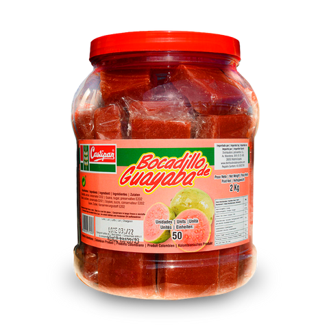 Castipan 50 Bocadillos de Guayaba Bombonera