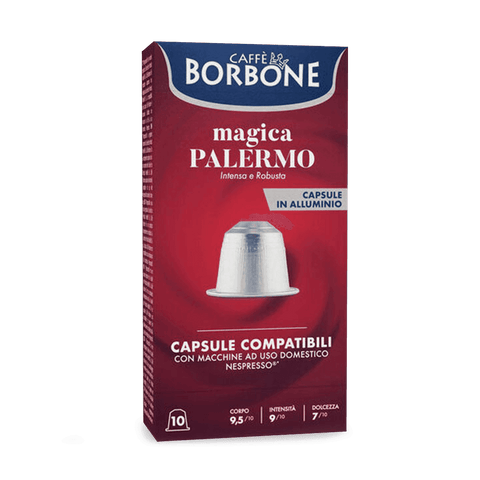 Pack Café Borbone 100 Cápsulas Magica Palermo Compatibles Nespresso - Qumir